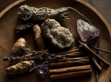 A money spell about to be performed